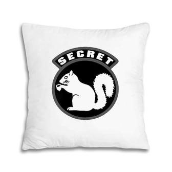 Secret Squirrel Military Intelligence Field Patch Pillow | Mazezy