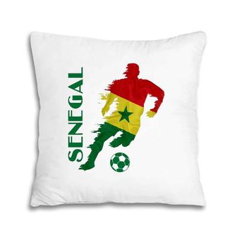Senegal Soccer Tee Senegal Football Jersey Pillow | Mazezy