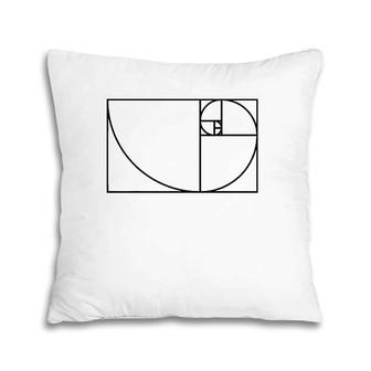 Sheldon Nerd Golden Spiral Math Teacher Student Gift Pillow | Mazezy