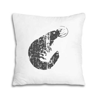 Shrimp Vintage Design - Shrimp Print Pillow | Mazezy
