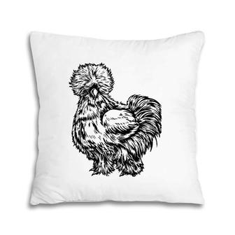 Silkie Chicken Animal Lover Pillow | Mazezy