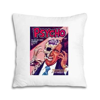 Skull Halloween Horror Vintage Comic Book Retro Funny Scary Pillow | Mazezy