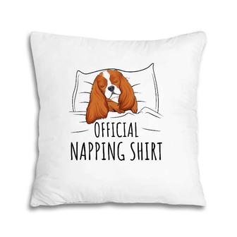 Sleeping Cavalier King Charles Spaniel Dog Official Napping Pillow | Mazezy