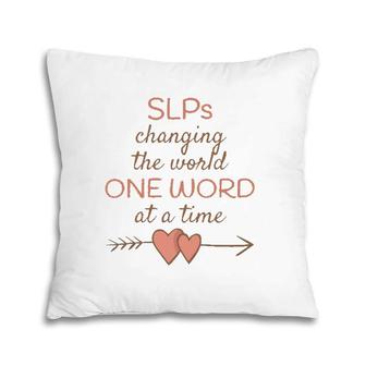 Slp Changing The World One Word At A Time Long-Sleeve Pillow | Mazezy