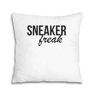 Sneaker Freak Hip Hop Streetwear Tee Pillow | Mazezy