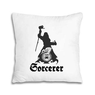 Sorcerer Class Dungeons And Rpg Dragons Pillow | Mazezy