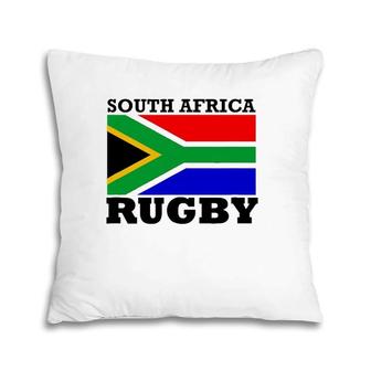 South African Rugby Springbok Bokke Tee Pillow | Mazezy