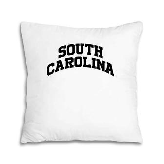 South Carolina Gift, College University Text Sports Design Pillow | Mazezy