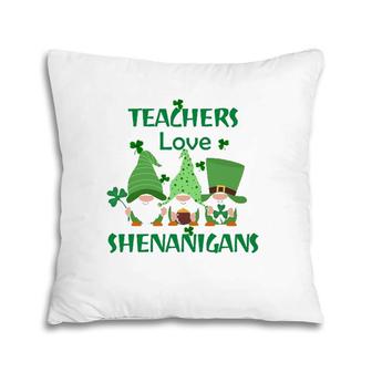 St Patrick's Day S His And Hers Four Leaf Clover Teacher Pillow | Mazezy