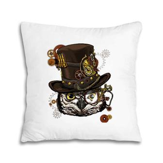 Steampunk Owl Steampunk Owl Lovers Pillow | Mazezy