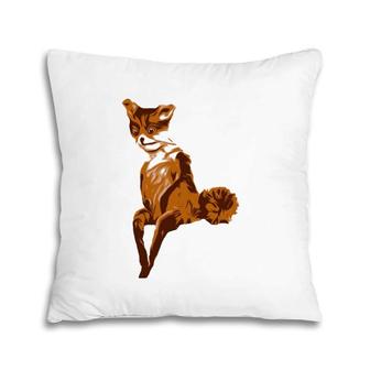 Stoned Fox - Funny Meme Pillow | Mazezy