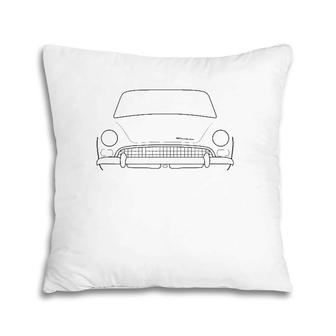 Sunbeam Tiger Mk Ii 1960'S Classic Car Black Outline Graphic Pillow | Mazezy