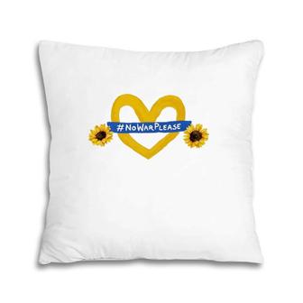 Sunflowers And Heart The Last Leg No War Please Pillow | Mazezy