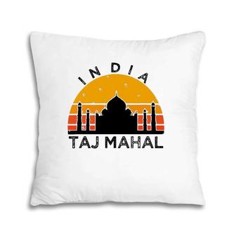 Taj Mahal India Gift Indian Travel Souvenir Pillow | Mazezy