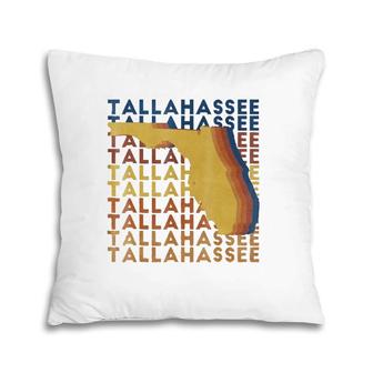 Tallahassee Florida Vintage Distressed Souvenir Pillow | Mazezy AU