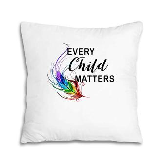 Teacher Every Child Matters Burnt Orange Day Pillow | Mazezy