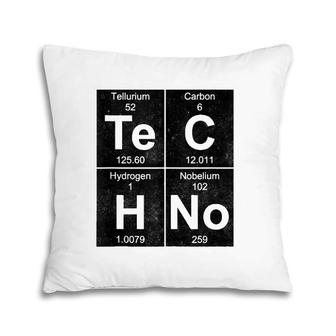 Techno Elements Rave Festival Techno Pillow | Mazezy