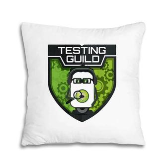 Testing Guild Humor Vintage Pillow | Mazezy
