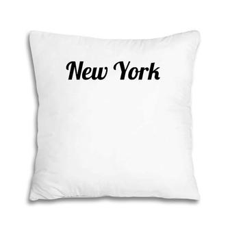 That Says The Word - New York On It Ny State Gift Pillow | Mazezy