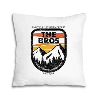 The Brothers Wilderness Pnw Mountain Olympic Nat Park Pillow | Mazezy