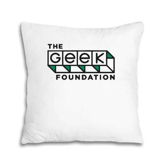 The Geek Foundation Techie Gift Green Pillow | Mazezy CA