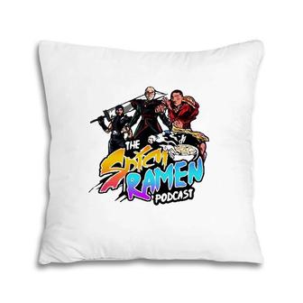 The Spicy Ramen Podcast Lovers Gift Pillow | Mazezy