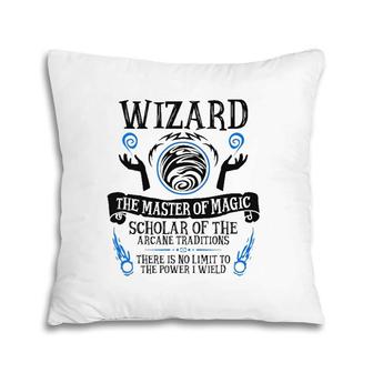 The Wizard Fantasy Rpg Tabletop Rpg Ttrpg D20 Ver2 Pillow | Mazezy