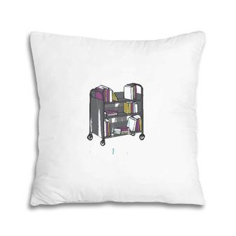 This Is How I Roll Library Book Cart Pillow | Mazezy