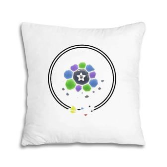 Tiny Bubbles Organic Puzzle Game Pillow | Mazezy