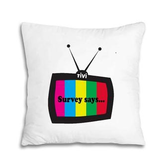Tivi-Says By Witadesign1 Ver2 Pillow | Mazezy