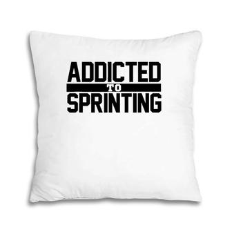 Track And Field Sprinters Sprinting Pillow | Mazezy AU
