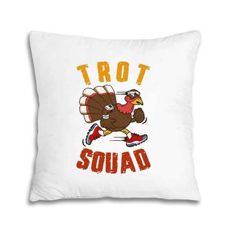 Trot Squad Thanksgiving Turkey Trot Costume Pillow | Mazezy