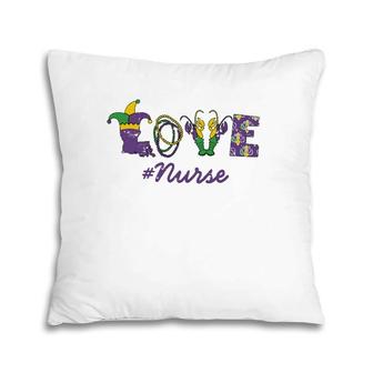 Tu Love Crawfish Mardi Gras Nurse Costume Jester Hat Pillow | Mazezy