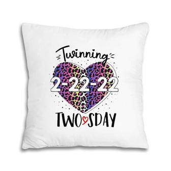 Twinning Twosday Tuesday February 22Nd 2022 Twinning Twosday Pillow | Mazezy