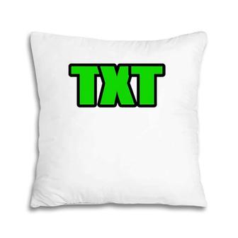 Txt Tomorrow Together Kpop Fanminimalist Green Pillow | Mazezy