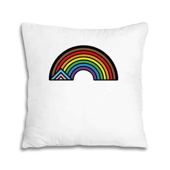 Ultimate Progressive Pride Rainbow Pillow | Mazezy
