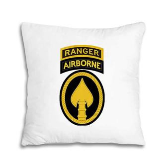 Us Special Forces - Sf Ranger Tab - Socom Patch  Pillow