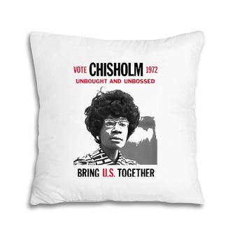 Usa 1972 Campaign Poster Unbought Unbossed Shirley Chisholm Tank Top Pillow | Mazezy