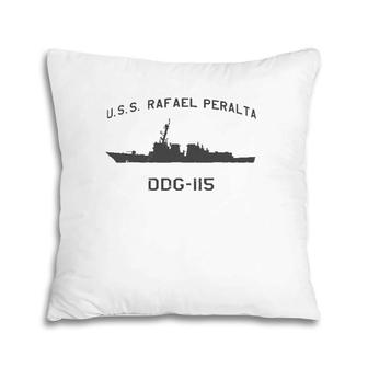 Uss Rafael Peralta Ddg 115 Destroyer Ship Waterline Tee Pillow | Mazezy