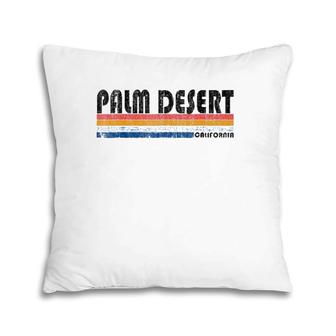 Vintage 1980S Style Palm Desert Ca Pillow | Mazezy