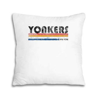 Vintage 1980S Style Yonkers Ny Pillow | Mazezy