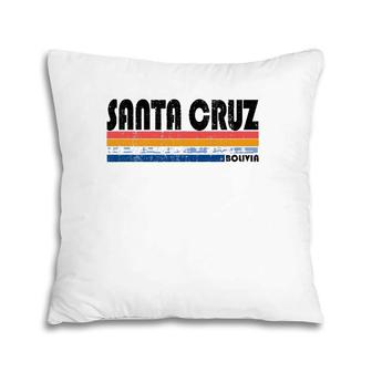 Vintage 70S 80S Style Santa Cruz, Bolivia Pillow | Mazezy