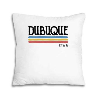 Vintage Dubuque Iowa Ia Souvenir Gift Pillow | Mazezy