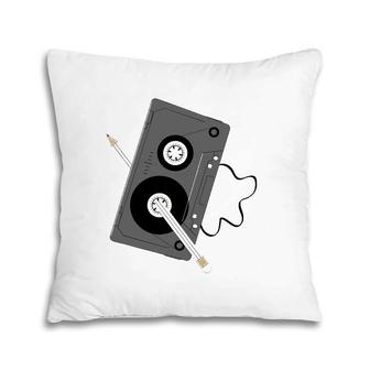 Vintage Music 80S 90S A Cassette Tape With Pencil Winding Up Pillow | Mazezy