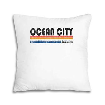 Vintage Retro 70'S 80'S Ocean City Nj Pillow | Mazezy