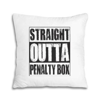 Vintage Straight Outta Penalty Box Gift Pillow | Mazezy