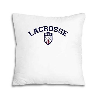 Vintage Usa Lacrosse Pillow | Mazezy