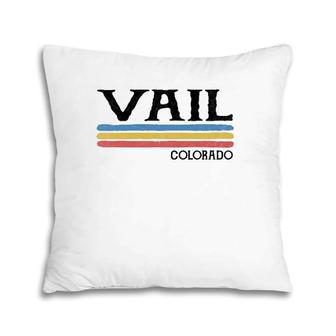 Vintage Vail Colorado Co Souvenir Gift Pillow | Mazezy