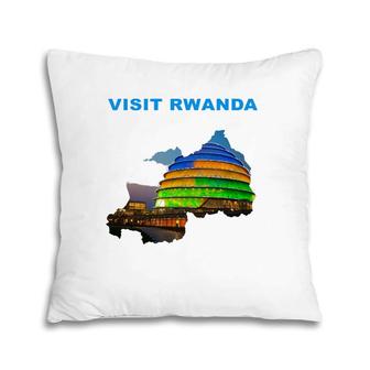 Visit Rwanda Republic Of Rwanda Pillow | Mazezy