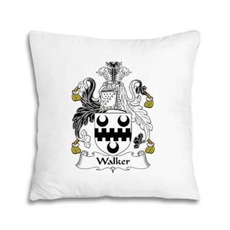 Walker Coat Of Arms - Family Crest Pillow | Mazezy